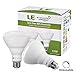 LE 2 Pack 15W Dimmable BR30 E26 LED Bulbs, 75W Incandescent Equivalent, Recessed Can Lights, 1100lm, Warm White, 2700K, 110° Flood Beam