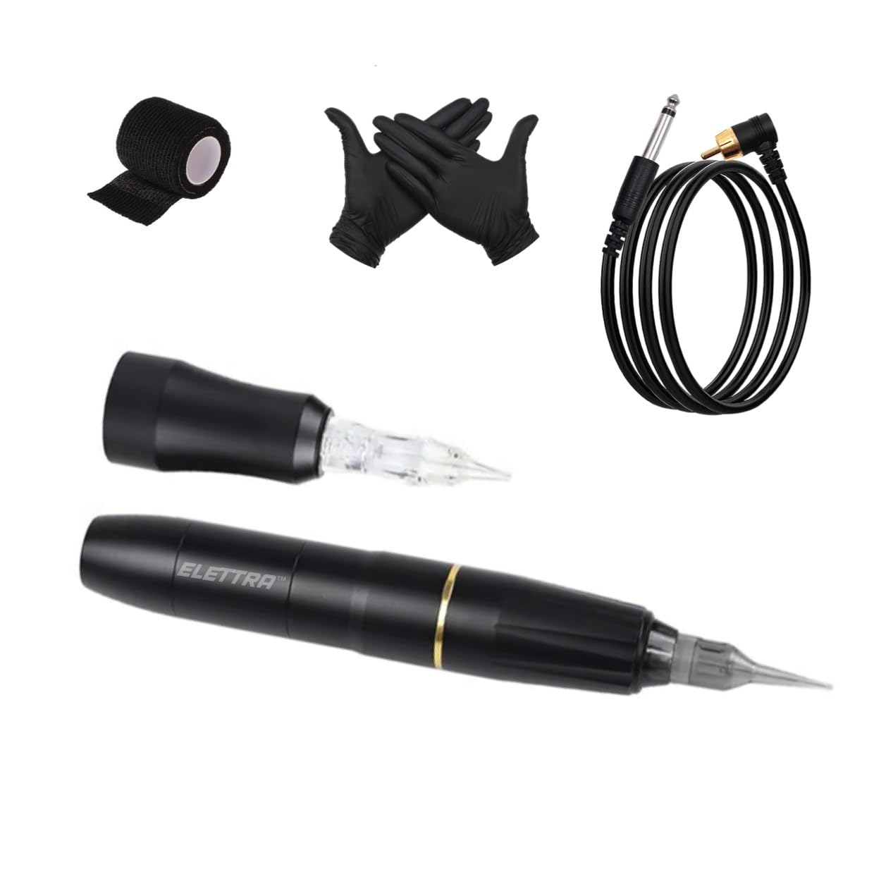 Dermograph Permanent Makeup | Semi-Permanent Makeup, Tattoo Pen, Tattoo Machine, Microblading for Eyebrow Tattoo, (Black Dermograph Pen)