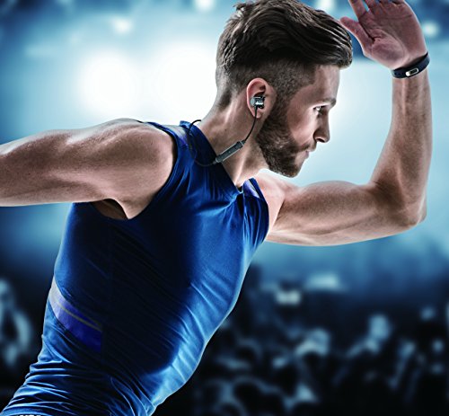 UPDATED 1st OCT '18 | Wireless Dual Driver in-Ear Earphones/Earbuds | Magnetic Stowaway | CSR Bluetooth - Super High Fidelity Sound | IPX 6 Sweatproof | 6 Hrs | Ergonomic Fit | Microphone | HARP Ultra