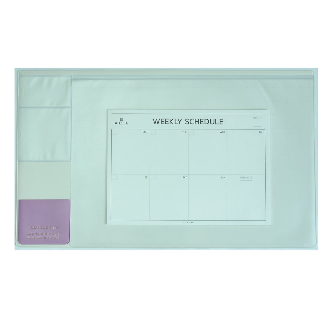 Best small desk pad with clear overlay