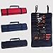 Hense Large Wrench Roll Up Tool Pouch Bag Organizer, with Portable Handle(HSZ-15) (blue)