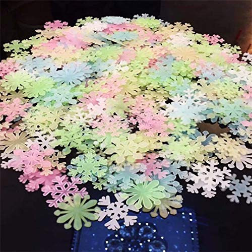 4 CARDEON+Luminous+Snowflake+Fluorescent+Wallpaper