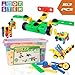 USA Toyz Boltz STEM Building Toys - 163 Pc Construction Set, Educational Toys for Kids with Engineering Blocks, Bolts, Wheels and Ratchet