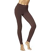 HUE Womens Wide Waistband Blackout Cotton Leggings, Assorted