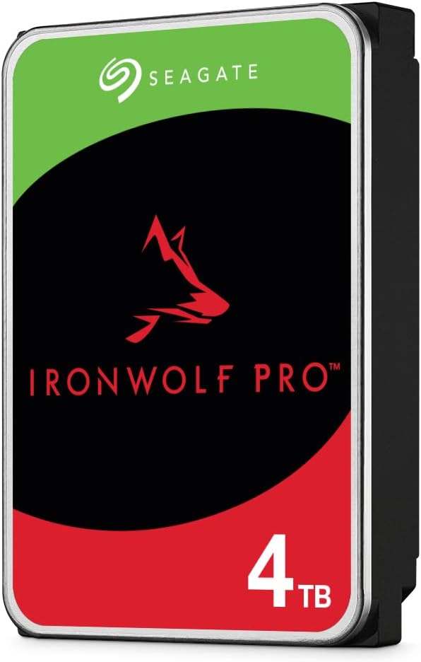 Seagate IronWolf Pro ST4000NE001 4 TB NAS Internal HDD 3.5" SATA 6 Gb/s