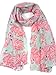 Lina & Lily Flamingo Print Women's Lightweight Long Scarf (Turquoise)