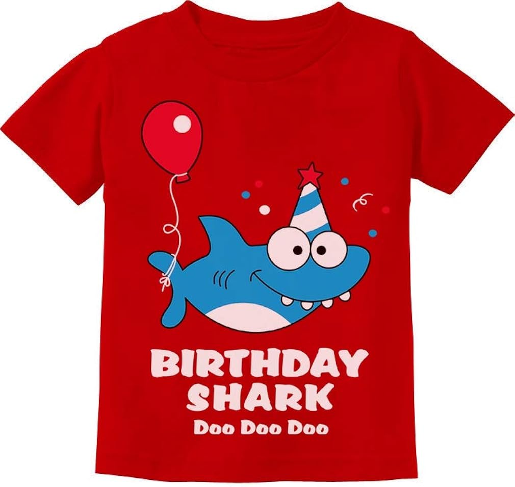 Baby Shark Doo doo doo First/2nd Birthday Shark Outfit Infant Kids T-Shirt