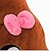 AMOCHY QSHOP Q's 11x12 Poop Poo Emoji Emoticon Cushion Pillow Brown Stuffed (Pink)