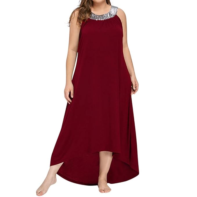 amazon red dress plus size