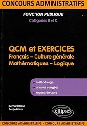 QCM et exercices, concours de catégories B et C