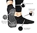 LA Active Grip Socks – 1 Pair – Yoga Pilates Barre Ballet Non Slip Covered (Stellar Black, Large)thumb 2