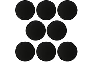 TOVINANNA 8Pcs 17Cm Black Round Mandala Dotting Pads Drawing Paperboards Sketchpad Art Tools for Mandala