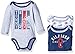 Tommy Hilfiger Baby Boys' Long Sleeve Print and Solid Bodysuits, Navy/Gray, 3-6 Months (Pack of 3)