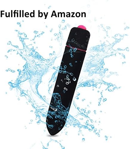Bullet Mini Massager, Powerful 10 Speeds Electric Cordless Waterproof Handhold Wand Acupoint Massager for Back, Neck, Muscle Aches and Body Relaxing