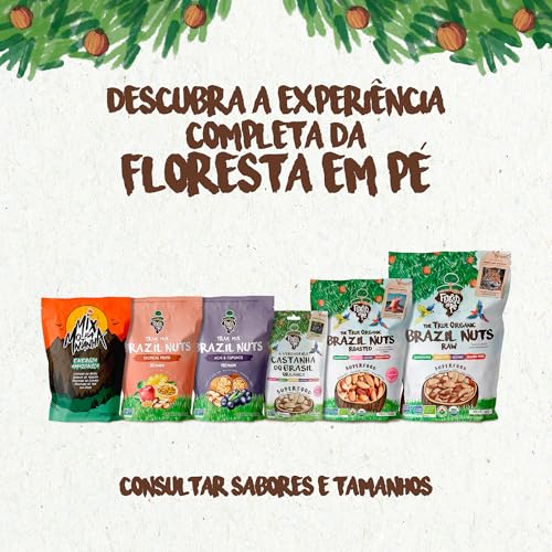 Castanha-do-Pará 500g Orgânica Inteira – Fonte de Proteína Vegetal e Selênio – Vegana, Kosher, Sem Glúten, Sem Conservantes – Floresta em Pé