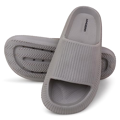 Hygear Men's Xpress Light Grey Slippers_9 UK (HG-GE-1004) 3