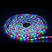 Rxment Led Strip Lighting 10M 32.8 Ft 3528 RGB 600LEDs IP65 Waterproof Flexible Color Changing Full Kit with 44 Keys IR Remote Controller , Control Box ,24V 3A Power Supply for Home Decorative