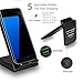 LANIAKEA Galaxy S8 Fast Wireless Charger Qi Charging Station, 2 Coils Qi Quick Wireless Charging Stand for Qi Enabled Phones Galaxy S8/S8 Plus/S7/ S7 Edge/Galaxy S6 Edge Plus/Galaxy Note 5, Nexus 6 5