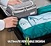 Travel Toiletry Bag – Small Portable Hanging Cosmetic Organizer for Men Women, Makeup, Toiletries, Hygiene Accessories, Shaving Kit, Clippers and Grooming Tools, Waterproof, Bathroom, Shower, Gym