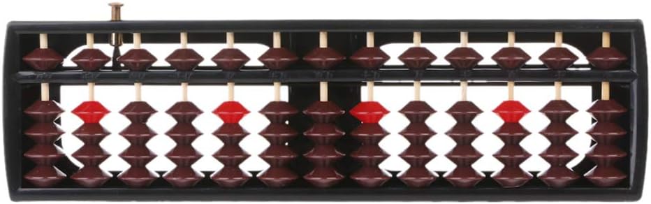 Educational Toy,Upgraded Japanese 13 Column Abacus Arithmetic Soroban School Math Learning Tool Educational Math Toys