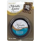 DecoArt Metallic Lustre Wax Finish, 1 oz, Brilliant Turquoise