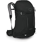 Osprey Hikelite 32L Lightweight Hiking Backpack - Durable Travel Daypack with Rain Cover for Men and Women, Black, M/L