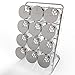 Royal Spice Rack with 12 2.7-Ounce Glass Jars and Stainless Steel Rotating Lids