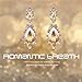 Miraculous Garden Women's Silver Gold Rose Gold Tone Plated Crystal Rhinestone Drop Earrings for Mother's Day (Gold tone plated champagne crystal)