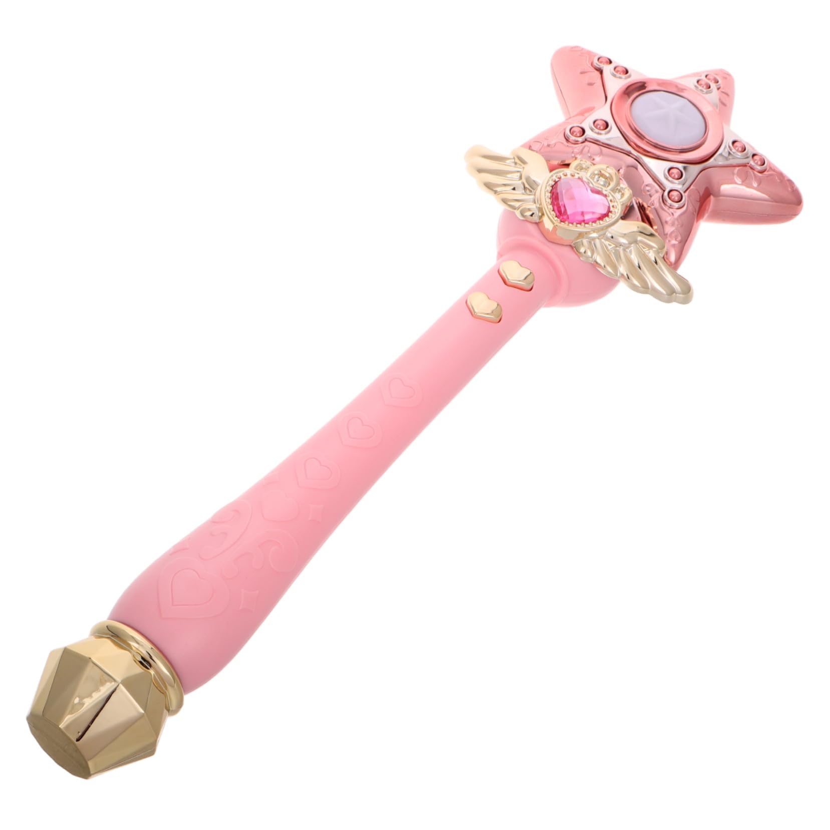 TOYANDONA Light Up Fairy Wand with LED Star and Music for Plastic Princess Party Favor Enchanting Costume Accessory for Birthday Celebrations and Dress-up