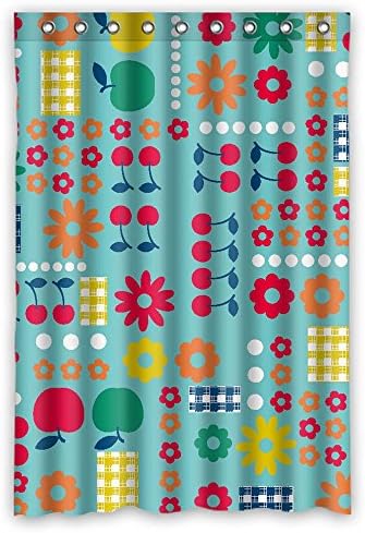 Custom Design Waterproof Flower Shower Curtains, Width X Height / 48 X 72 Inches / W H 120 By 180 Cm, Polyester, Best For Wife