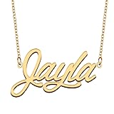 GR35Z9 Jayla Name Necklace Gift for Her His Friend