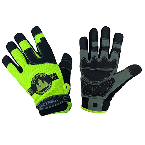 Forester HiVis Arborist Rope/Climbing Glove (Large)