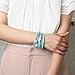 Jenia Leather Wrap Bracelet Cuff Boho Bracelet for Women, Mother Birthday Gifts