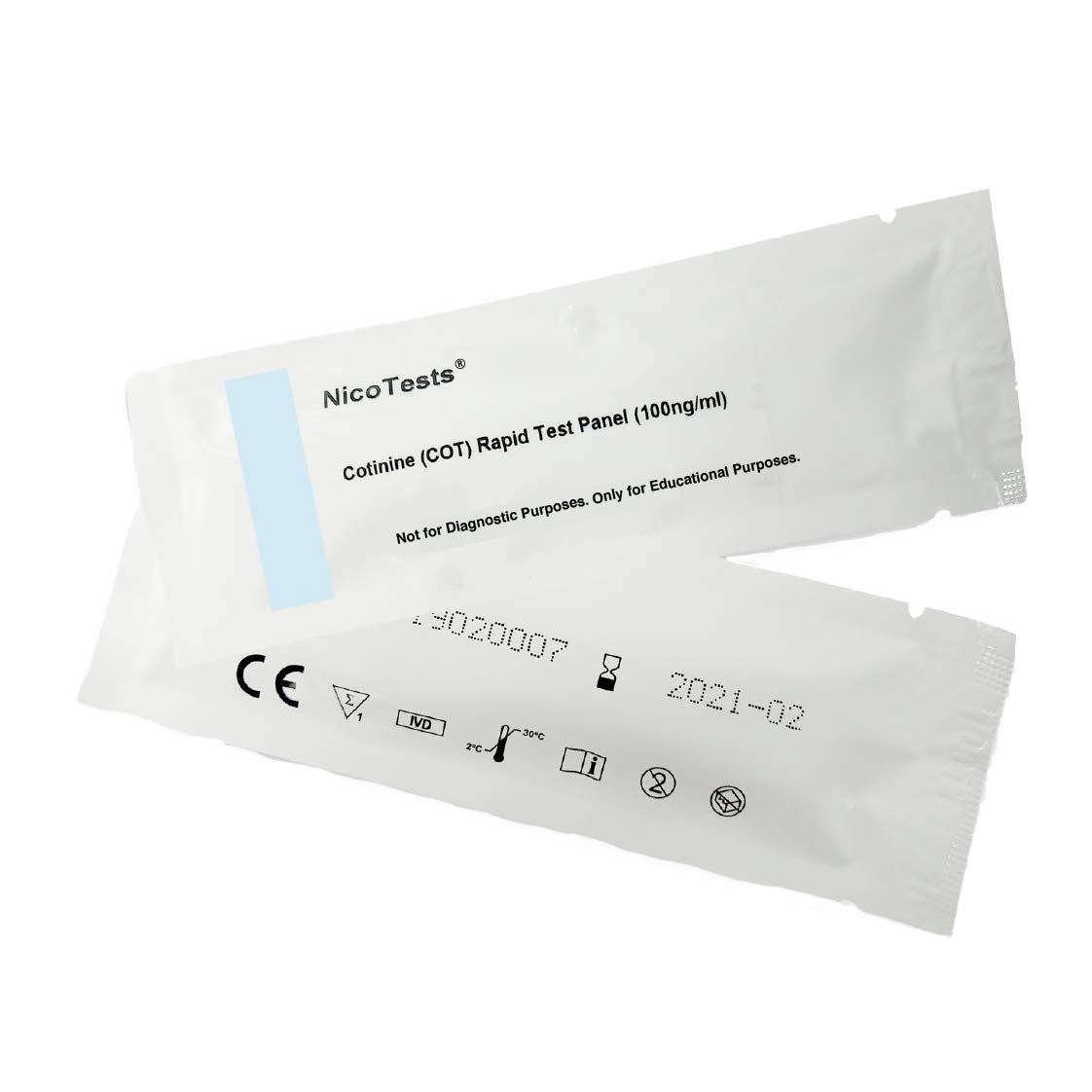 NicoTests Super-Sensitive 100 ng test -Be Sure - 5-Pack