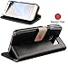 Samsung S7 Case, Magnetic With Convertible Shell Case / Wallet by Cuvr with Premium Vegan Leather Cover and Shell Cases.