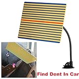 Super PDR Stripe Reflector Board Paintless Dent Removal Repair Tool with Ajustment Holder Yellow