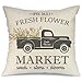AENEY Spring Decor Pillow Covers 18x18 for Couch Set of 4 Spring Decorations for Home Farmhouse Decorative Throw Pillows A223