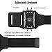 Sports Armband, 180° Rotatable Workout Cellphone Armband Phone Holder for Running Jogging, Cell Phone Running Armband for 4-6