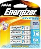 Energizer Advanced Lithium Batteries, AAA Size, 8-Count