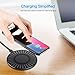 Wireless Charger QI-Certified Fast Wireless Charging Pad 7.5W for iPhone Xs Max/Xs/XR/X/8/8 Plus, 10W for Galaxy Note 9/S9/S9 Plus/Note 8/S8 & Qi-Enabled Phones (NO Adapter)-Black