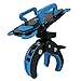 GMpart Bike Phone Mount Bicycle Holder, Universal Cradle Clamp for iOS Android Smartphone GPS other Devices, with One-button Released, 360 Degrees Rotatable, Rubber Strap (blue)