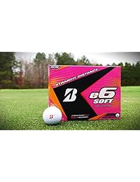 Bridgestone E6 suave Lady pelotas de golf # 1- # 4 Paquete de 12 bolas, Blanco, L