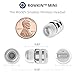 Wireless Headphone, Rowkin Mini Bluetooth 4.1 Sport In-Ear Earbud Headset with Noise Cancelling Mic and Portable Charging Case. Smallest Cordless Hand-free Earphone for Music and Calls (Silver)