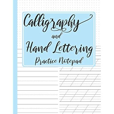 Buy Calligraphy And Hand Lettering Practice Notepad Modern Calligraphy Slant Angle Lined Guide Alphabet Practice Dot Grid Paper Practice Sheets For Beginners Slanted Calligraphy Paper Paperback Large Print July 16