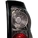 SPEC-D TUNING Smoke Lens Tail Lights Compatible with 1999-2002 Chevy Silverado 1500/1500HD/2500/2500HD/3500 Sierra Models, Left + Right Pair Assembly