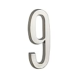 HASWARE 4 Inch Self Adhesive House Number, Modern
