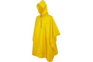 Senmortar Rain Poncho Raincoat Waterproof for Men Women Adult Hiking Fishing Festivals