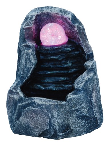 Ok lighting FT-1136/1L Water Fountain with Led Light, 6