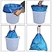 Fiaze Drawstring Trash Bags, 6 Gallon, 200 Counts (Blue)