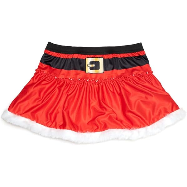 Mean Girls Costume Girls' Elf & Santa Christmas Skater Skirt - Velvet  Pleated Dress For Mrs. Claus Costume, Dance, Party & Cosplay
